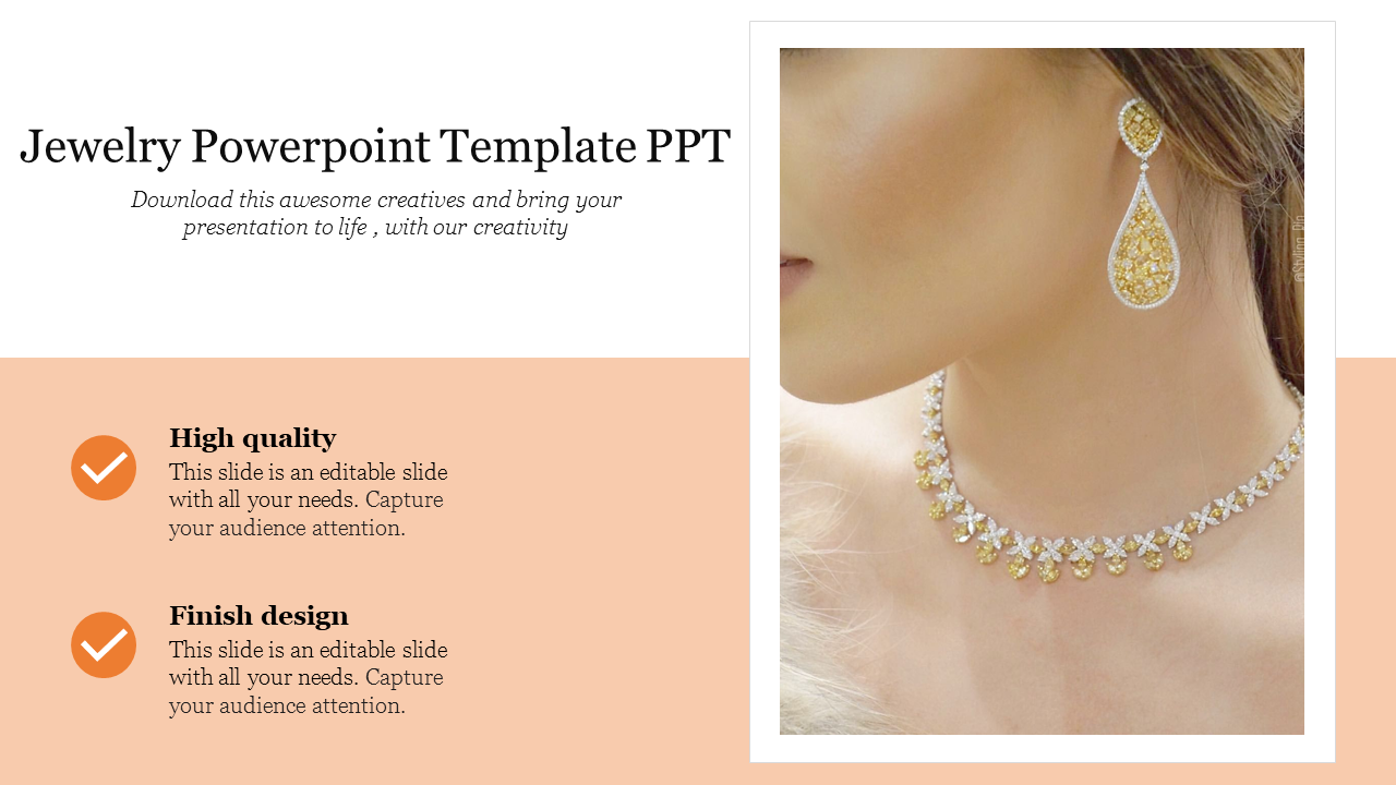 Jewelry Powerpoint Template PPT